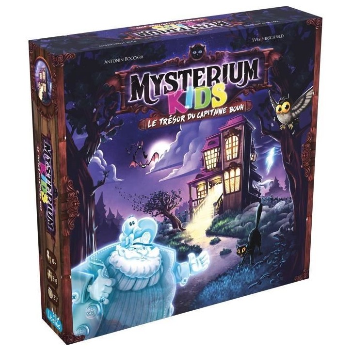 Mysterium Kids Capitaine Bouh - Asmodee - Jeu de société Mysterium Kids Capitaine Bouh - Asmodee - Jeu de société