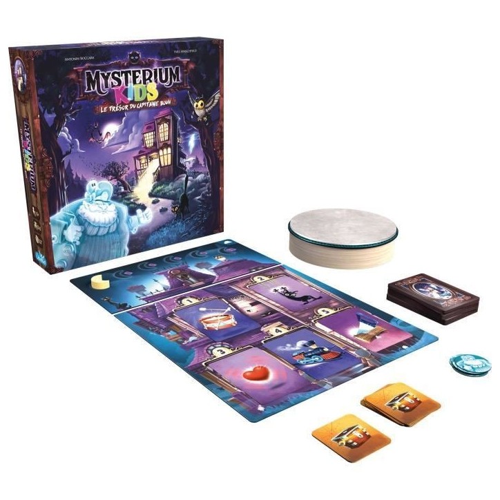 Mysterium Kids Capitaine Bouh - Asmodee - Jeu de société Mysterium Kids Capitaine Bouh - Asmodee - Jeu de société