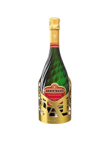 Champagne Tsarine Cuvée Premium avec photophore doré - 75 cl