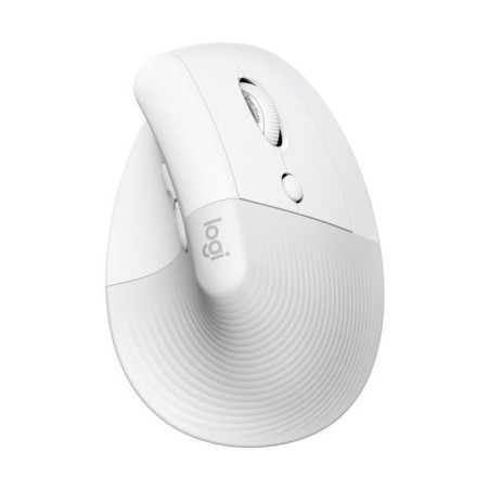 Souris - Sans Fil - Logitech - Lift Ergonomique Verticale - Blanc - Dr
