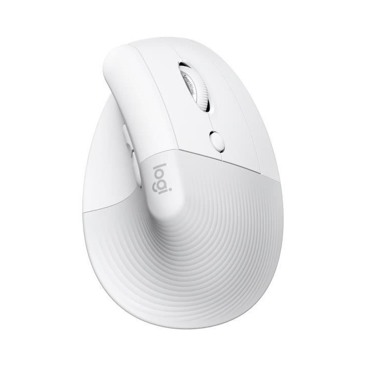 Souris - Sans Fil - Logitech - Lift Ergonomique Verticale - Blanc - Droitier Souris - Sans Fil - Logitech - Lift Ergonomique Verticale - Blanc - Droitier