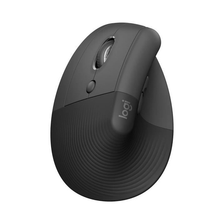 Souris - Sans Fil - Logitech - Lift Ergonomique Verticale - Graphite - Gaucher Souris - Sans Fil - Logitech - Lift Ergonomique Verticale - Graphite - Gaucher