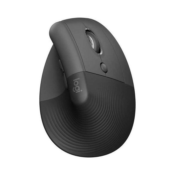 Souris - Sans Fil - Logitech - Lift Ergonomique Verticale - Graphite - Droitier Souris - Sans Fil - Logitech - Lift Ergonomique Verticale - Graphite - Droitier