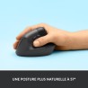 Souris - Sans Fil - Logitech - Lift Ergonomique Verticale - Graphite -