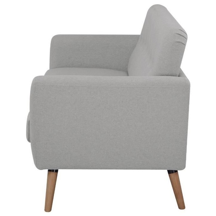 Canapé - 3 places - LILLY - Tissu Gris clair - 193 x 79 x 86 cm - SENHO Canapé - 3 places - LILLY - Tissu Gris clair - 193 x 79 x 86 cm - SENHO