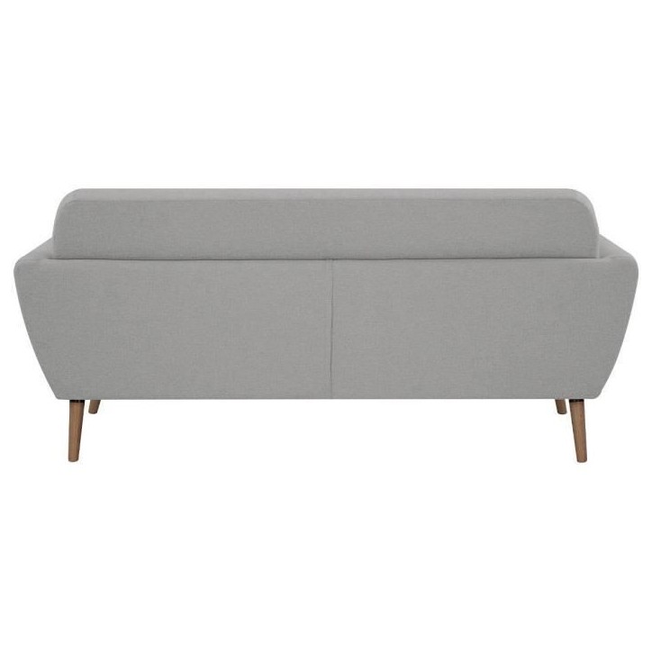 Canapé - 3 places - LILLY - Tissu Gris clair - 193 x 79 x 86 cm - SENHO Canapé - 3 places - LILLY - Tissu Gris clair - 193 x 79 x 86 cm - SENHO