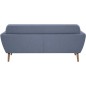 Canapé - 3 places - LILLY - Tissu Bleu clair - 193 x 79 x 86 cm - SENHO