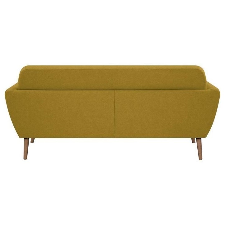 Canapé - 3 places - LILLY - Tissu Moutarde - 193 x 79 x 86 cm - SENHO Canapé - 3 places - LILLY - Tissu Moutarde - 193 x 79 x 86 cm - SENHO