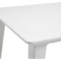 Table de jardin - Rectangulaire - Coloris : blanc - En résine - 6 personnes - LIMA - Allibert by KETER
