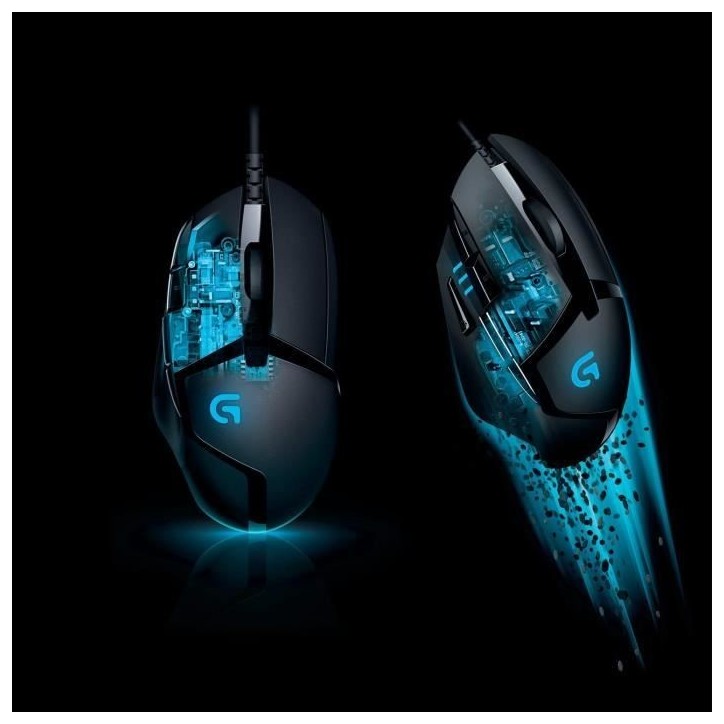 Souris gamer - Filaire - Logitech G - G402 Hyperion fury FPS - Noir Souris gamer - Filaire - Logitech G - G402 Hyperion fury FPS - Noir