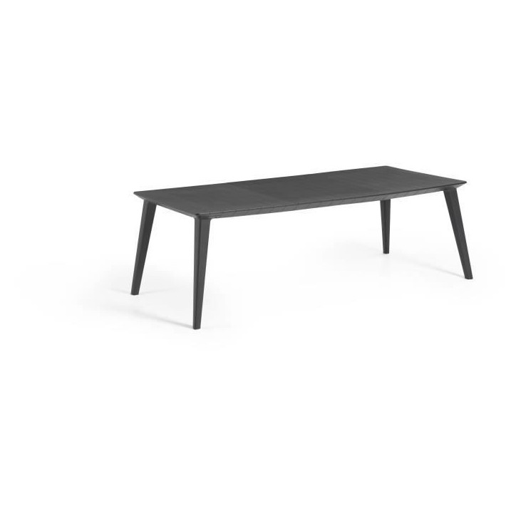 Table de jardin - rectangulaire - gris graphite - en résine - 8 a 10 personnes - Lima - Allibert by KETER Table de jardin - rectangulaire - gris graphite - en résine - 8 a 10 personnes - Lima - Allibert by KETER