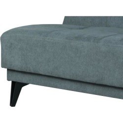 Banquette convertible 3 places - LIMRA - Tissu menthe- 2 coussins - 19