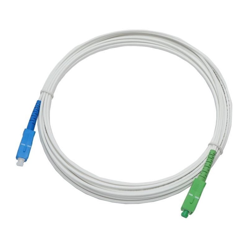 Câble fibre optique SC-APC / SC-UPC - LINEAIRE - FB125I - Pour Freebo Câble fibre optique SC-APC / SC-UPC - LINEAIRE - FB125I - Pour Freebo