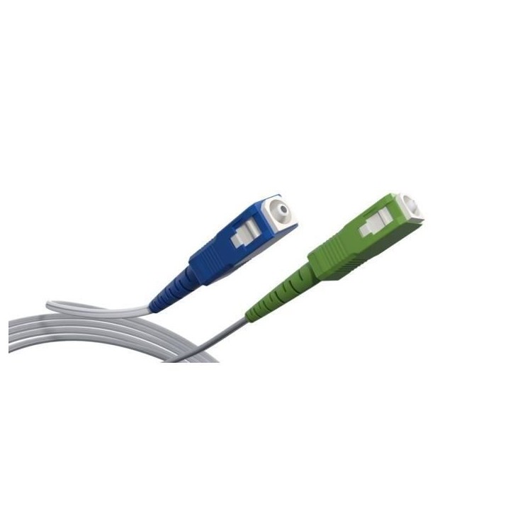 Câble fibre optique SC-APC / SC-UPC - LINEAIRE - FB125I - Pour Freebox - 15 m