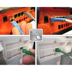 Câble fibre optique SC-APC / SC-UPC - LINEAIRE - FB125I - Pour Freebo