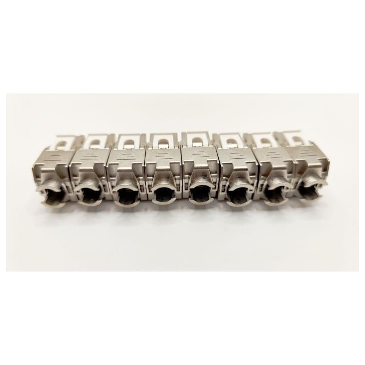 Pack de 8 noyaux keystone RJ45 Cat.6a - LINEAIRE - PRC624AK8 - 2 avec façades colorées Pack de 8 noyaux keystone RJ45 Cat.6a - LINEAIRE - PRC624AK8 - 2 avec façades colorées