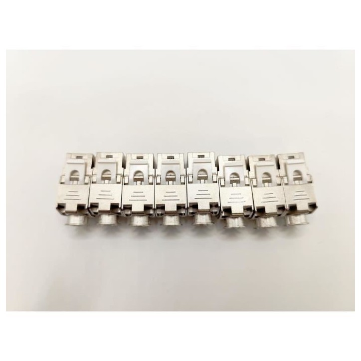 Pack de 8 noyaux keystone RJ45 Cat.6a - LINEAIRE - PRC624AK8 - 2 avec façades colorées Pack de 8 noyaux keystone RJ45 Cat.6a - LINEAIRE - PRC624AK8 - 2 avec façades colorées