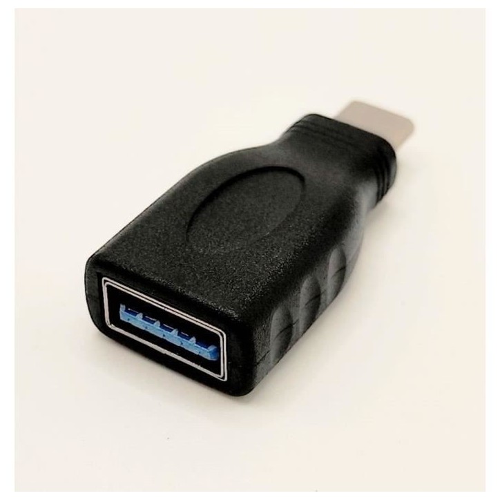 Adaptateur monobloc USB-C mâle / A 3.0 femelle - LINEAIRE - AD331