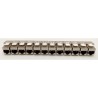 Pack de 12 noyaux keystone RJ45 Cat.6a - LINEAIRE - PR24AS12 - Court -