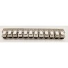 Pack de 12 noyaux keystone RJ45 Cat.6a - LINEAIRE - PR24AS12 - Court -