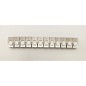 Pack de 12 noyaux keystone RJ45 Cat.6a - LINEAIRE - PR24AS12 - Court - Blindé