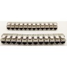 Pack de 24 noyaux keystone RJ45 Cat.6a - LINEAIRE - PR24AS24 - Court -