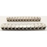 Pack de 24 noyaux keystone RJ45 Cat.6a - LINEAIRE - PR24AS24 - Court -