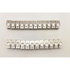 Pack de 24 noyaux keystone RJ45 Cat.6a - LINEAIRE - PR24AS24 - Court -