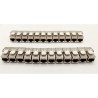Panneau de brassage 24 ports + 24 noyaux keystone RJ45 Cat.6a - LINEAI