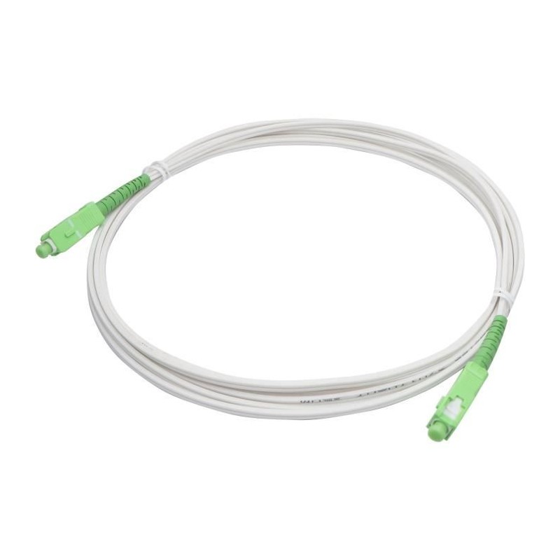 Câble fibre optique SC-APC / SC-APC - LINEAIRE - FB122I - Pour Orange Câble fibre optique SC-APC / SC-APC - LINEAIRE - FB122I - Pour Orange