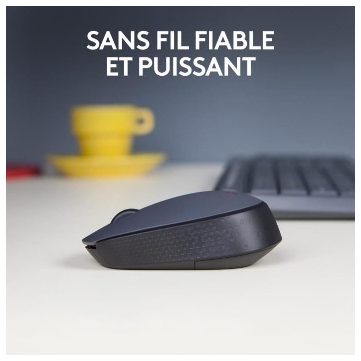 Souris - Sans fil - Logitech - M170 - Gris - Ambidextre