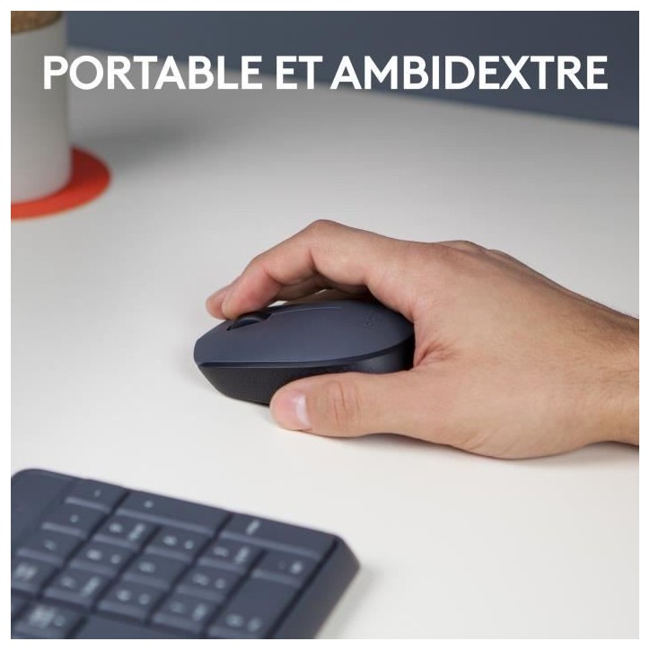 Souris - Sans fil - Logitech - M170 - Gris - Ambidextre