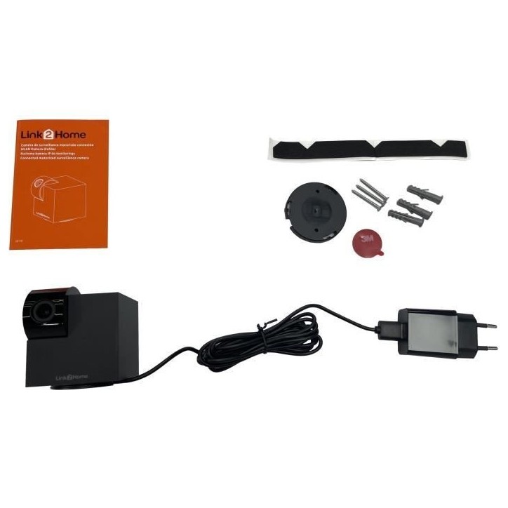 Caméra Wi-Fi - LINK2HOME - Motorisée, HD 1080P, vision nocturne, IP65 Caméra Wi-Fi - LINK2HOME - Motorisée, HD 1080P, vision nocturne, IP65