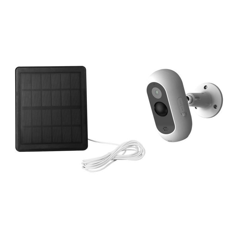 Caméra solaire Wi-Fi - LINK2HOME - HD 1080P, angle 110°, vision noct Caméra solaire Wi-Fi - LINK2HOME - HD 1080P, angle 110°, vision noct