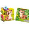 Jeu créatif 2-en-1 - LISCIANI - Montessori Baby Bois - Cubes et puzzl