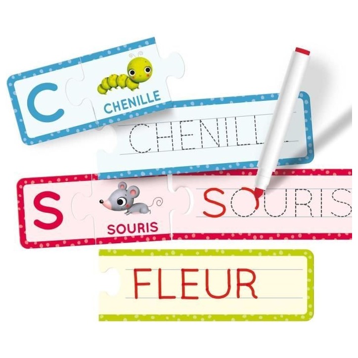 Je Lis, J'Écris et Je Joue - La Ferme - Jeu éducatif - CAROTINA BABY - Apprentissage de la lecture et de l'écriture Je Lis, J'Écris et Je Joue - La Ferme - Jeu éducatif - CAROTINA BABY - Apprentissage de la lecture et de l'écriture