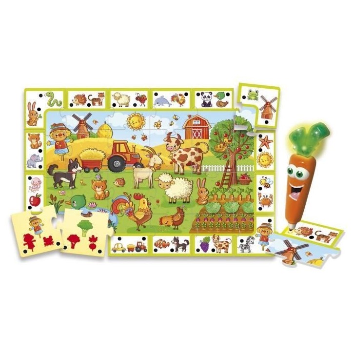 Ferme - Stylo parlant - CAROTINA - Découverte des animaux, Stylo interactif