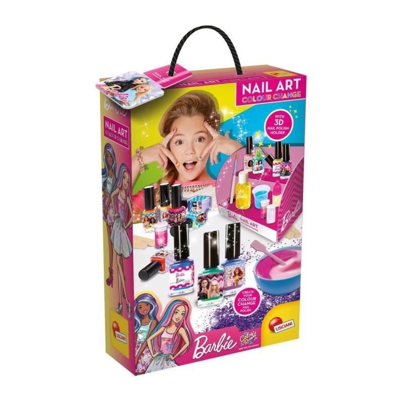 Vernis a ongles Barbie nail art color qui change de couleur - Lisciani Vernis a ongles Barbie nail art color qui change de couleur - Lisciani