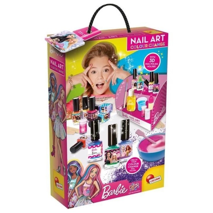 Vernis a ongles Barbie nail art color qui change de couleur - Lisciani Vernis a ongles Barbie nail art color qui change de couleur - Lisciani