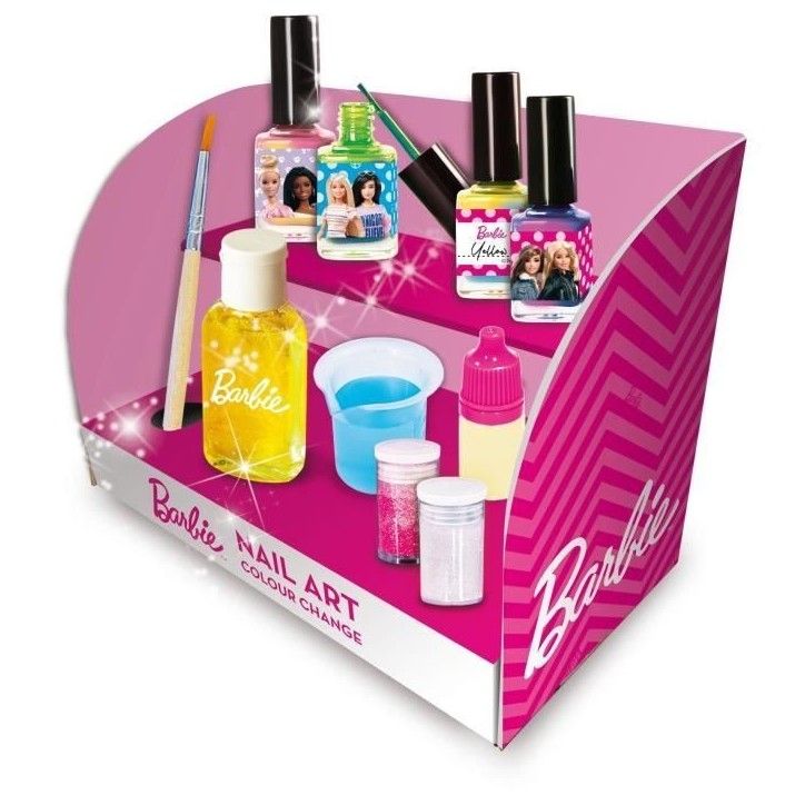 Vernis a ongles Barbie nail art color qui change de couleur - Lisciani Vernis a ongles Barbie nail art color qui change de couleur - Lisciani