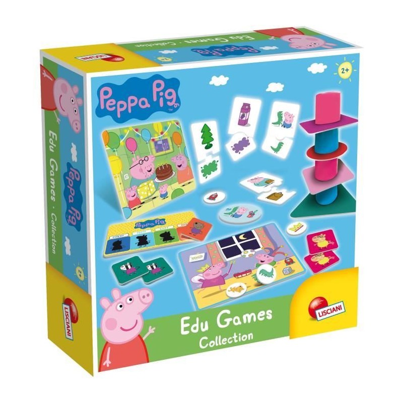 Collection de jeux éducatifs - Peppa Pig - Edu games collection - LIS Collection de jeux éducatifs - Peppa Pig - Edu games collection - LIS