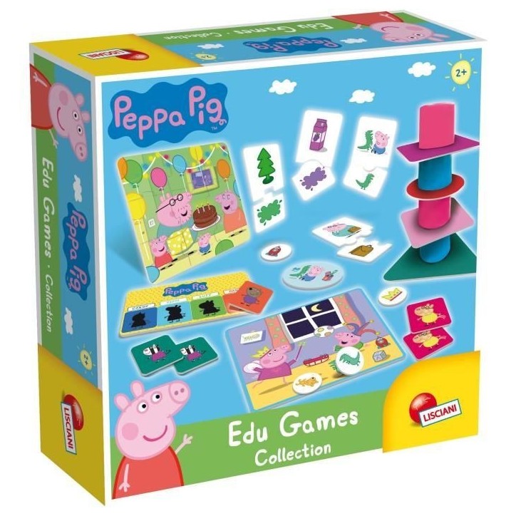 Collection de jeux éducatifs - Peppa Pig - Edu games collection - LISCIANI