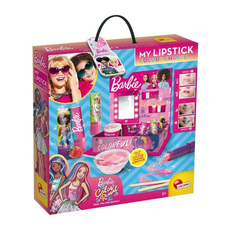 Rouge a levres a personnaliser - Barbie - LISCIANI GIOCHI - Enfant - B Rouge a levres a personnaliser - Barbie - LISCIANI GIOCHI - Enfant - B