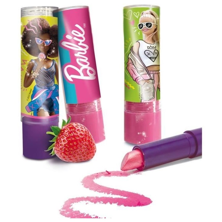 Rouge a levres a personnaliser - Barbie - LISCIANI GIOCHI - Enfant - Blanc - Arômes naturels Rouge a levres a personnaliser - Barbie - LISCIANI GIOCHI - Enfant - Blanc - Arômes naturels