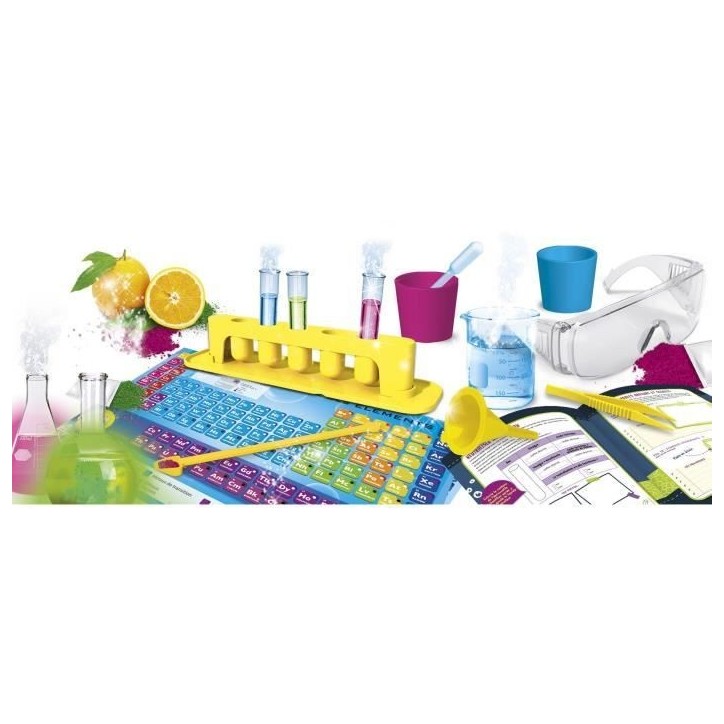 Laboratoire chimie - LISCIANI - I'm a Genius - Secrets de la chimie - 50 expériences - Matériel complet - Activités sûres Laboratoire chimie - LISCIANI - I'm a Genius - Secrets de la chimie - 50 expériences - Matériel complet - Activités sûres
