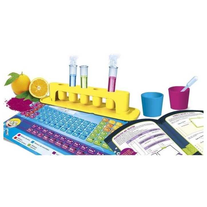 Laboratoire chimie - LISCIANI - I'm a Genius - Secrets de la chimie - 50 expériences - Matériel complet - Activités sûres Laboratoire chimie - LISCIANI - I'm a Genius - Secrets de la chimie - 50 expériences - Matériel complet - Activités sûres