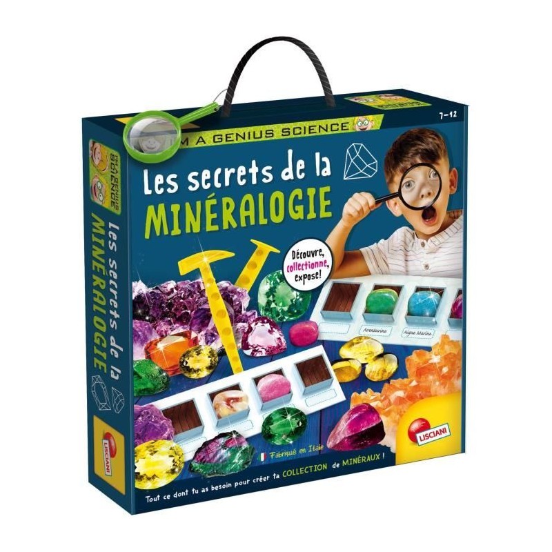 Les secrets de la minéalogie - Kit Scientifique - I'M A GENIUS - Min Les secrets de la minéalogie - Kit Scientifique - I'M A GENIUS - Min