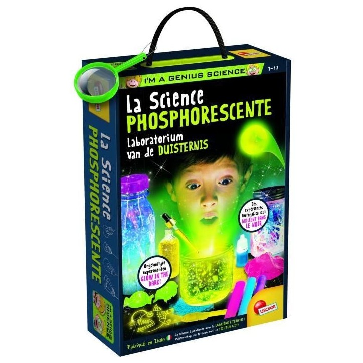 Génius Science - jeu scientifique - la science phosphorescente - LISCIANI Génius Science - jeu scientifique - la science phosphorescente - LISCIANI
