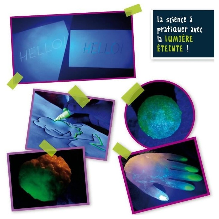 Génius Science - jeu scientifique - la science phosphorescente - LISCIANI Génius Science - jeu scientifique - la science phosphorescente - LISCIANI