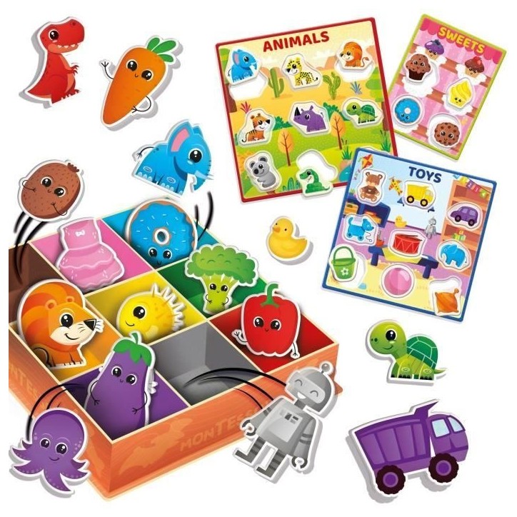 Box Colours - jeux d'apprentissage - basé sur la méthode Montessori - LISCIANI Box Colours - jeux d'apprentissage - basé sur la méthode Montessori - LISCIANI